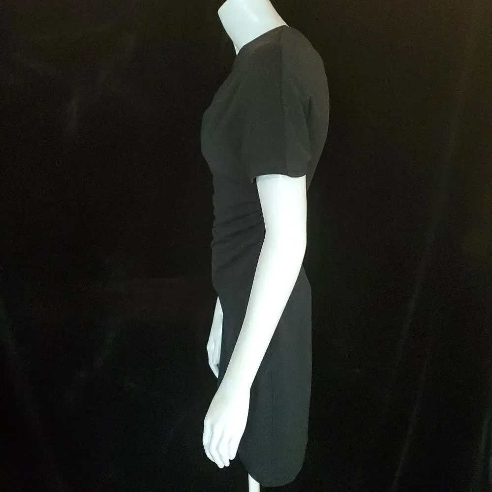 Asos Black Fallen Shoulder Dress (2) - Picture 4 of 6